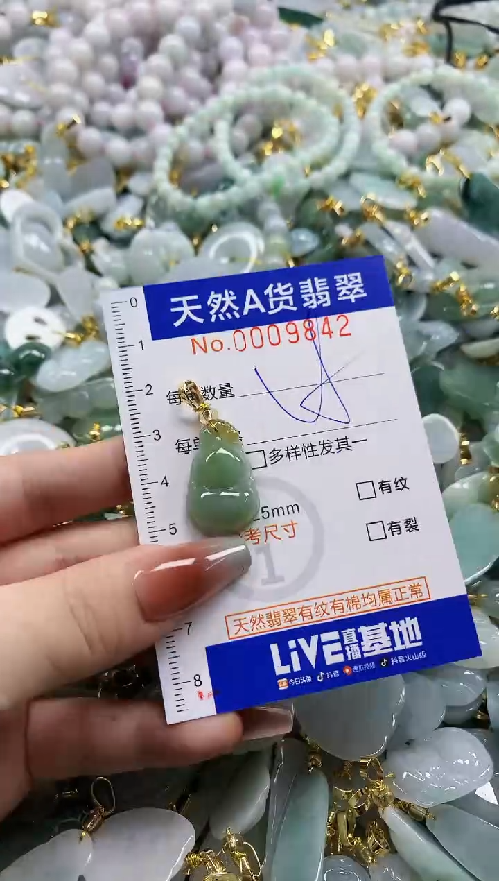 颈饰未镶嵌翡翠天然A货翡翠