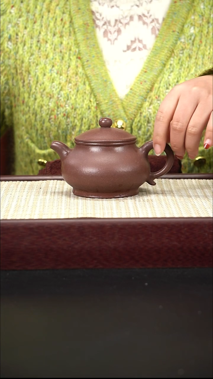 茶壶紫砂桃花泥 潘壶