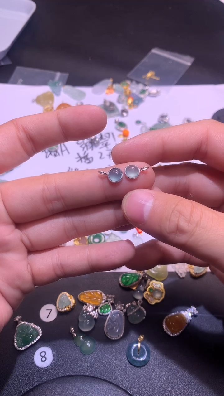 【闪购商品】翡翠吊坠(不含链)银S925镶嵌1