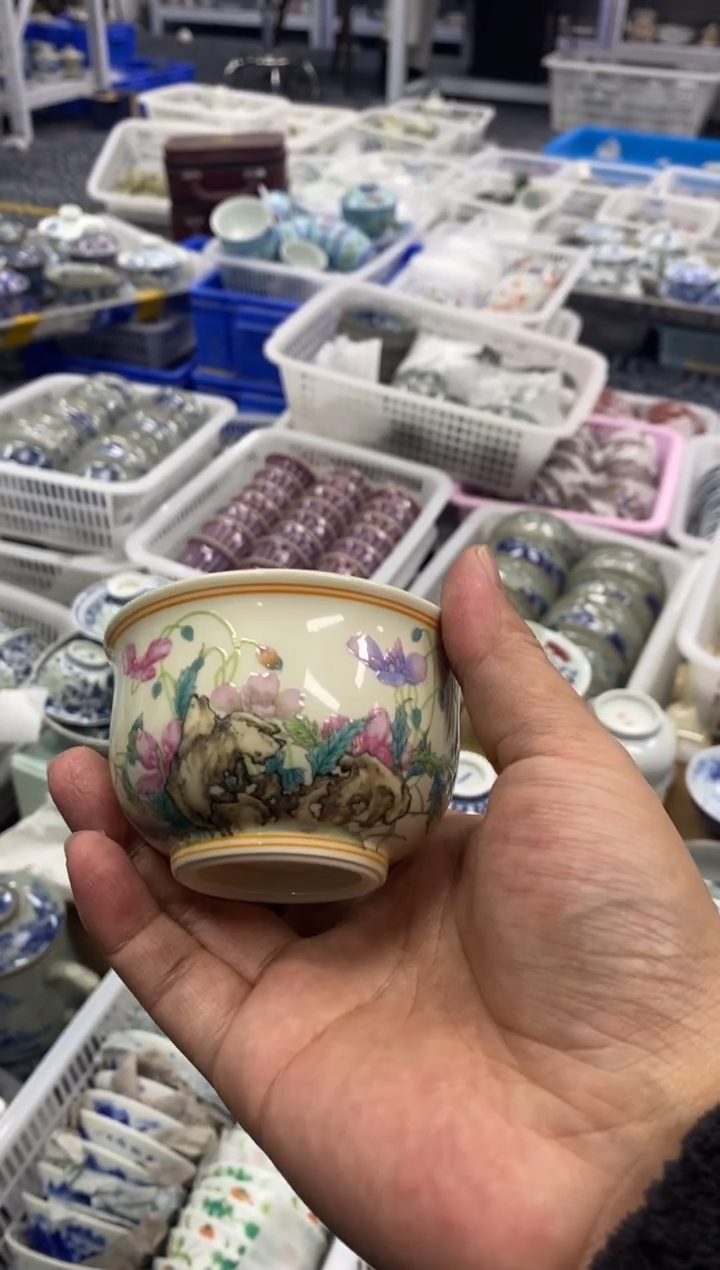 摆件陶景德陶瓷茶具容量约80
