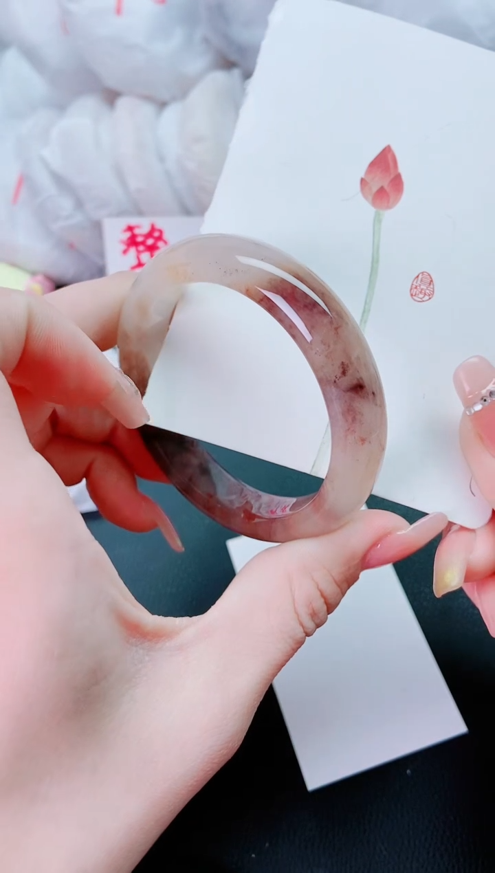 【闪购商品】石英质玉手镯未镶嵌N5-53-54