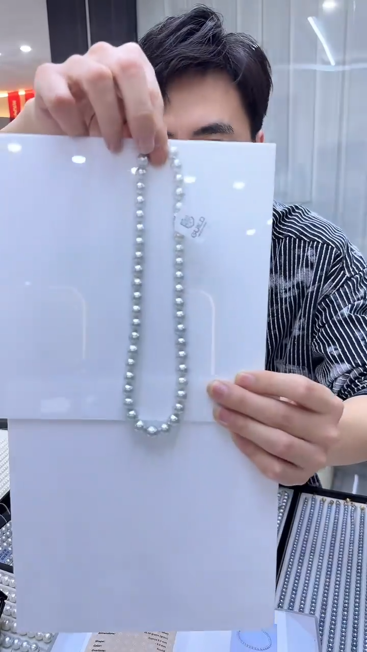 【闪购商品】海水珍珠颈饰未镶嵌海水Akoya全珠链