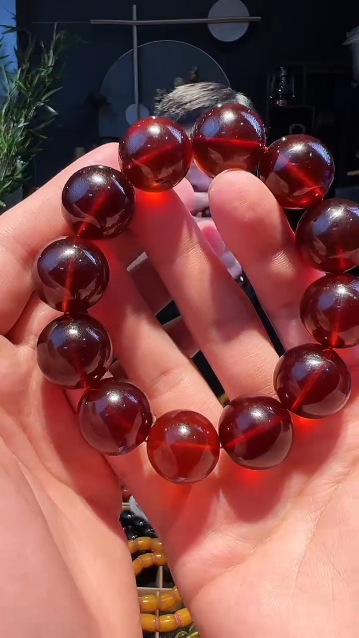 【闪购商品】琥珀手串未镶嵌20+单圈