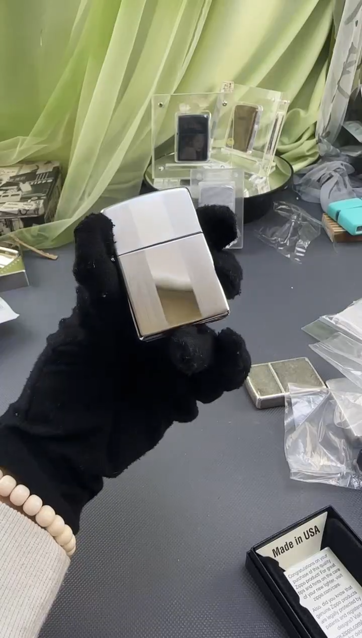 煤油打火机美版镜面条纹