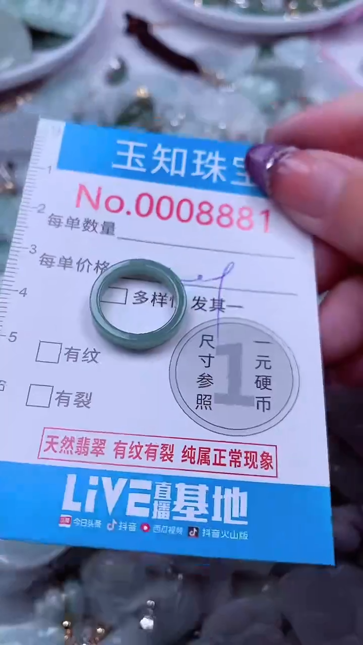 翡翠未镶嵌吊坠(不含链)8881