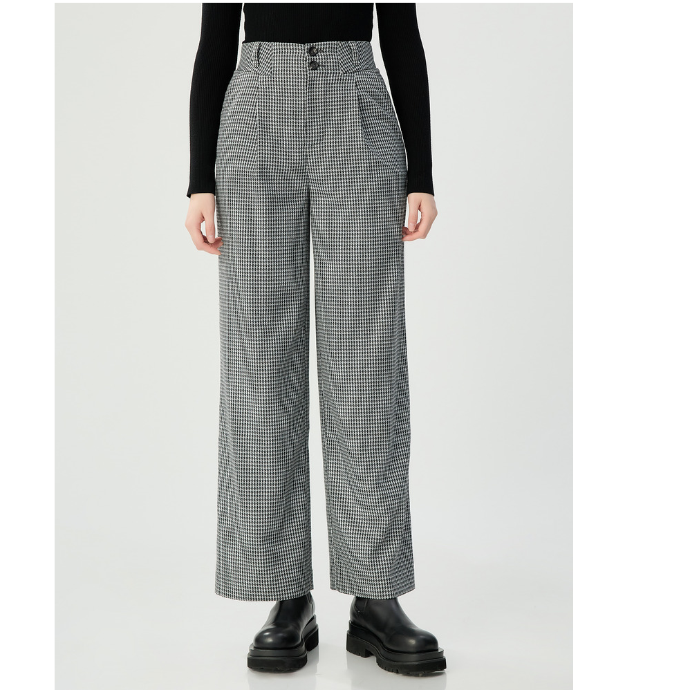 GIRDEAR/哥弟秋冬季新款高级感高腰显瘦显腿气质长裤1100468