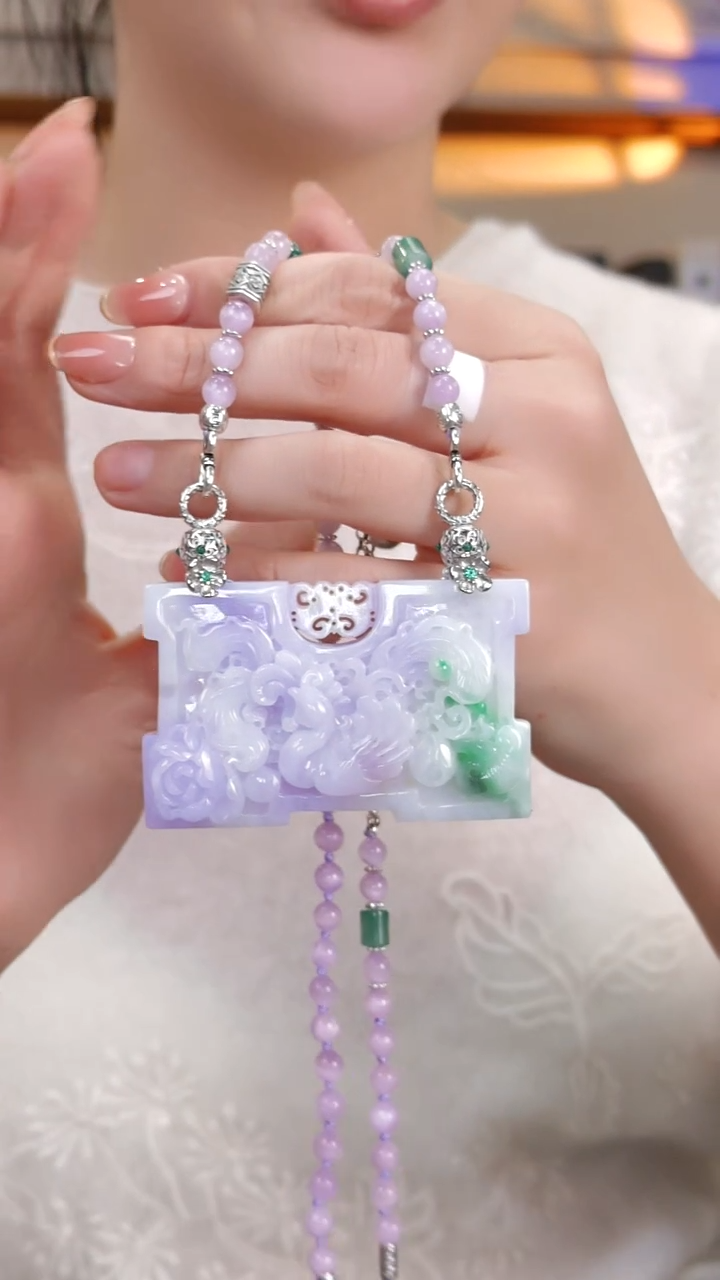 颈饰未镶嵌翡翠国风