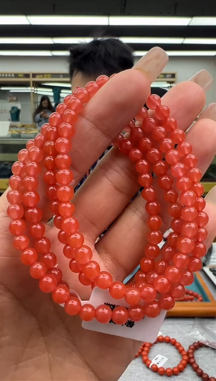 【闪购商品】南红玛瑙颈饰未镶嵌63秒拍号