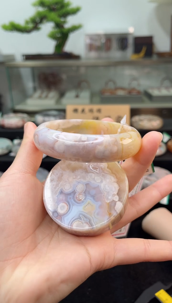 未镶嵌手镯石英质玉61圈口（赠品镯心）3648527
