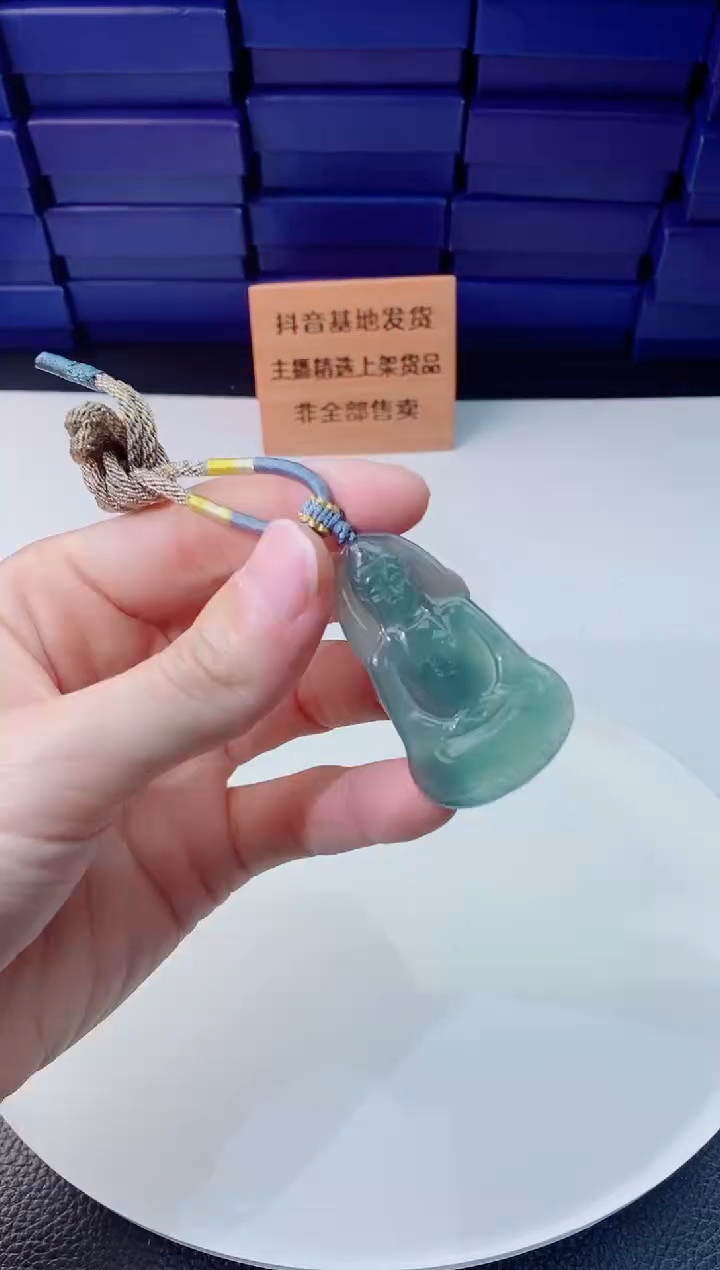 翡翠未镶嵌颈饰         