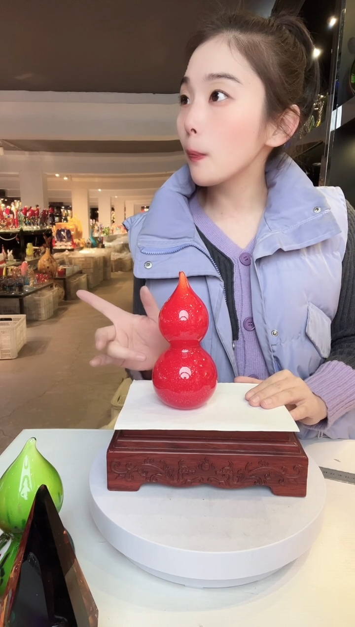 【闪购商品】茶盏琉璃摆件家居摆件