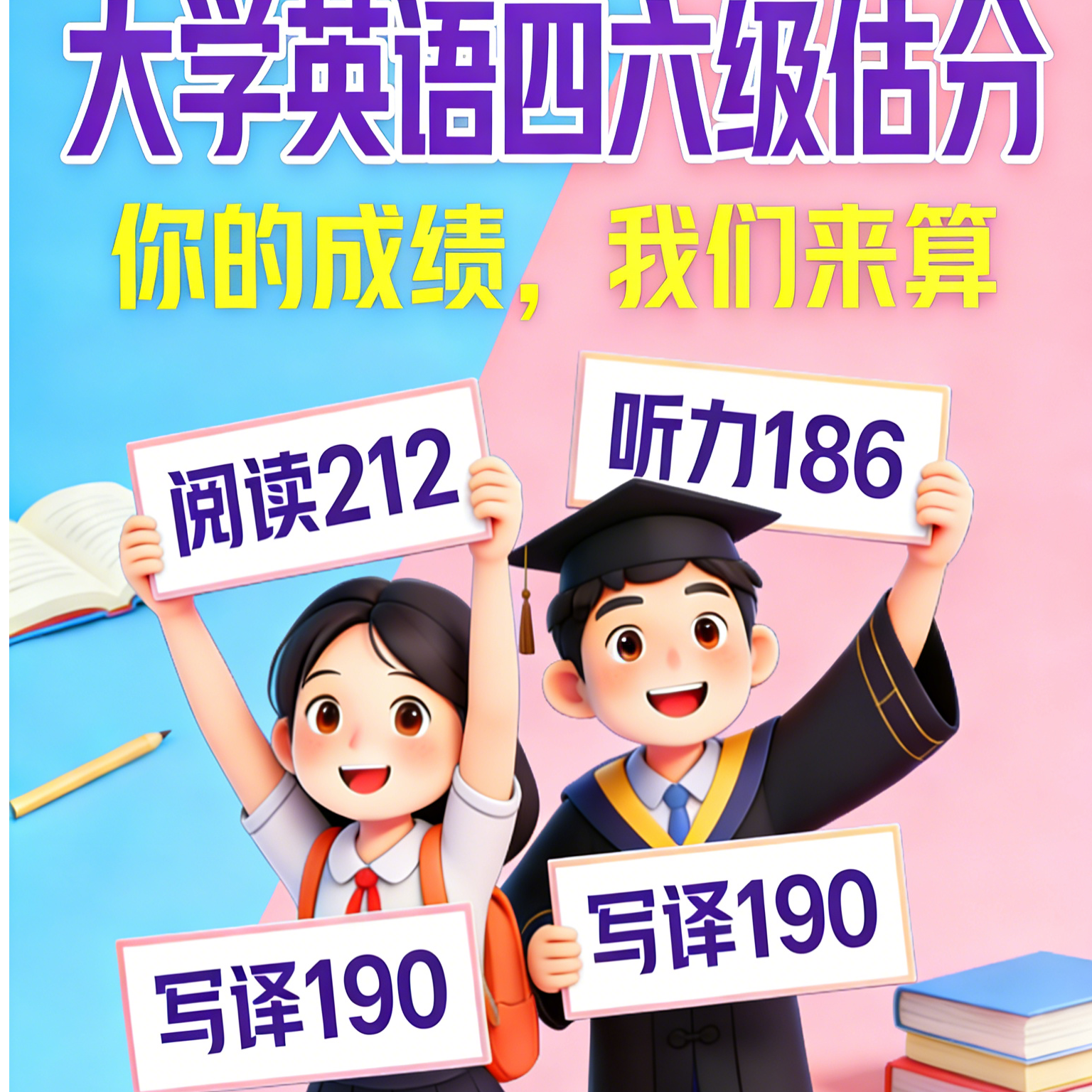 大学英语四六级考后估分系统课
