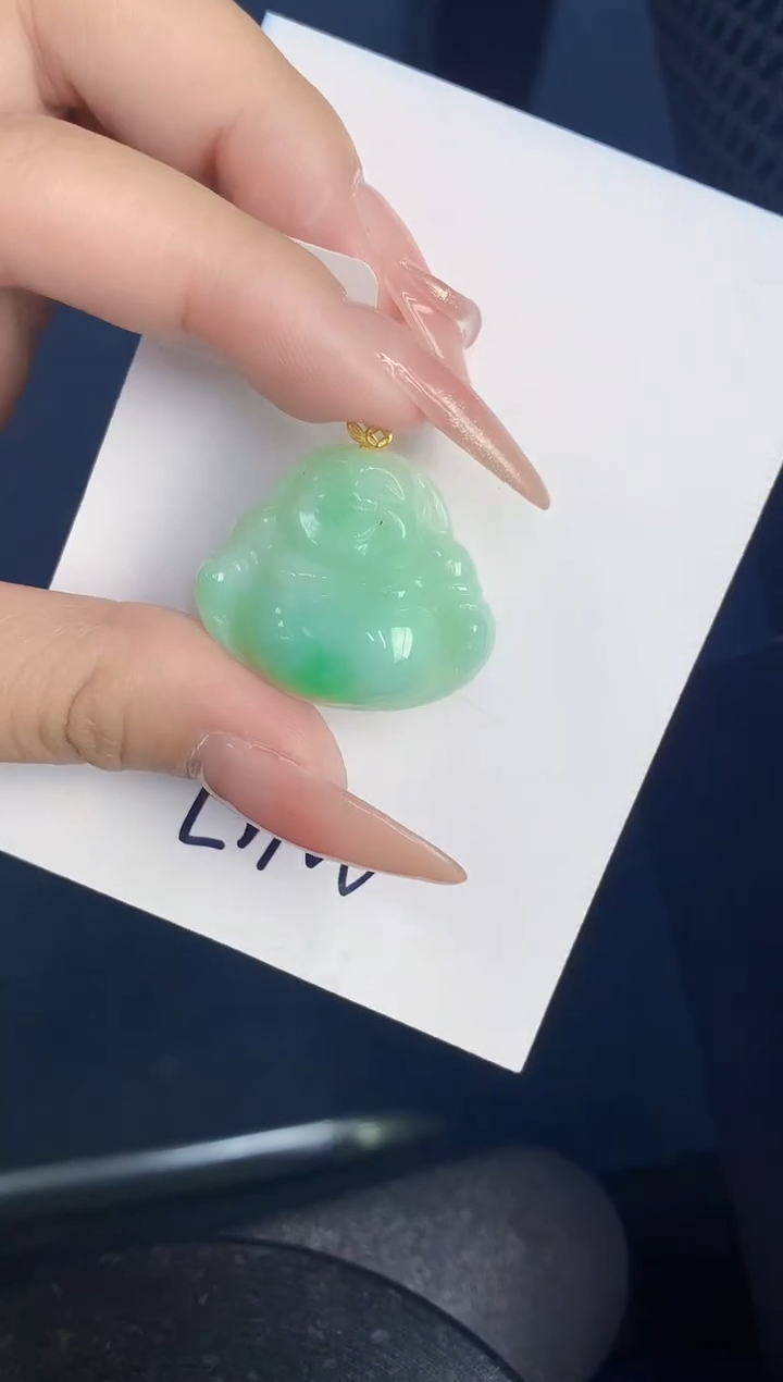 【闪购商品】翡翠颈饰18K金镶嵌000000000