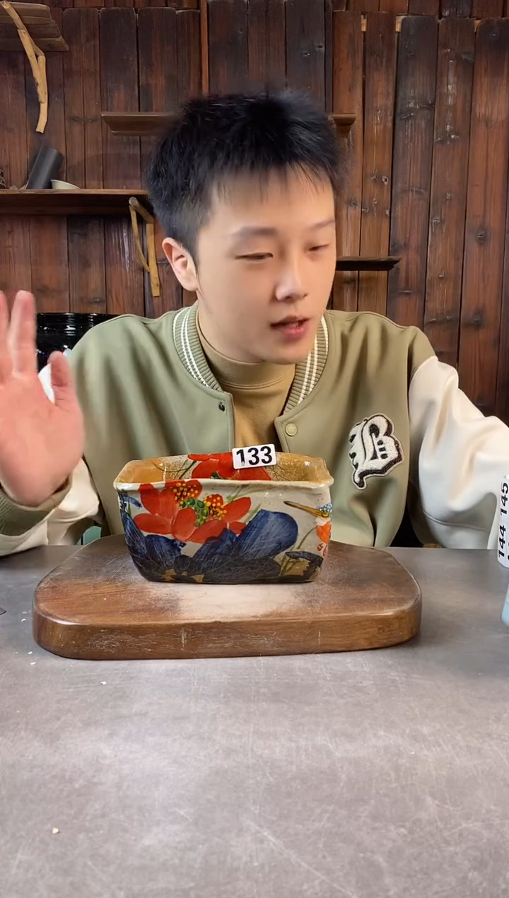 碗133，手工手绘，超值陶瓷