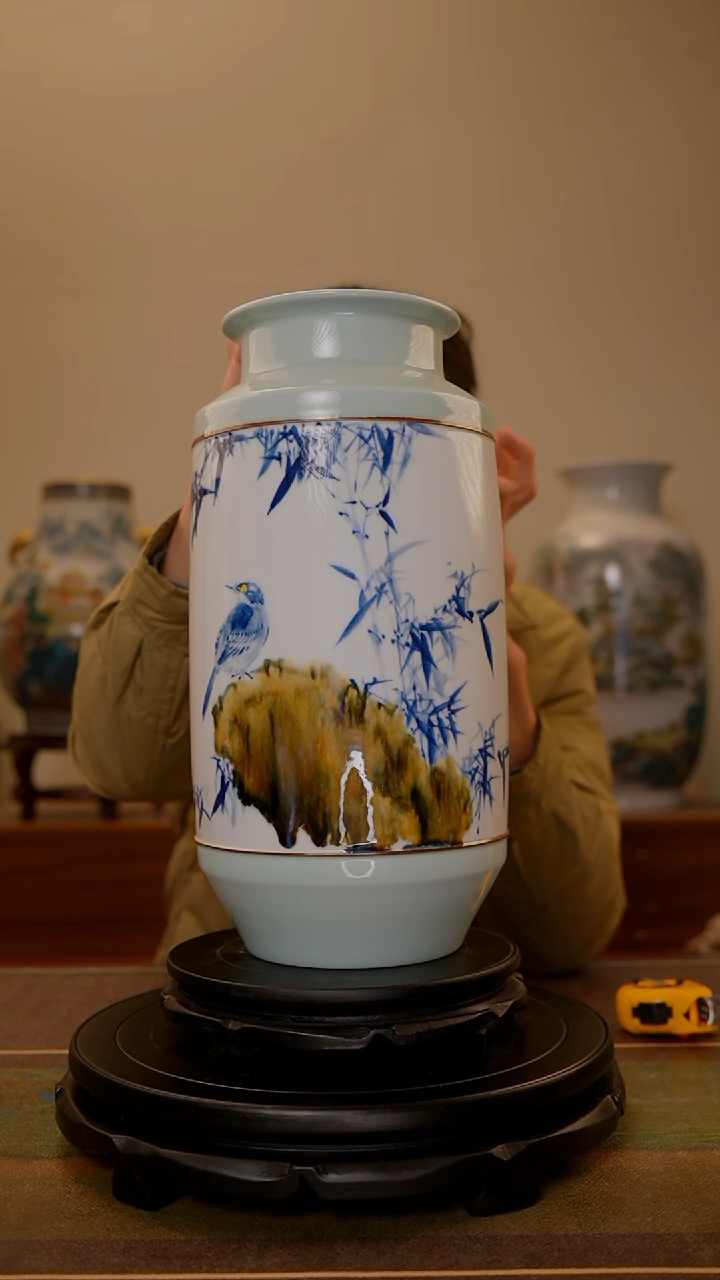 【闪购商品】摆件瓷造确保手工手绘作品
