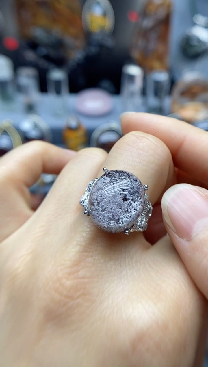 【闪购商品】水晶戒指银S925镶嵌水晶水晶