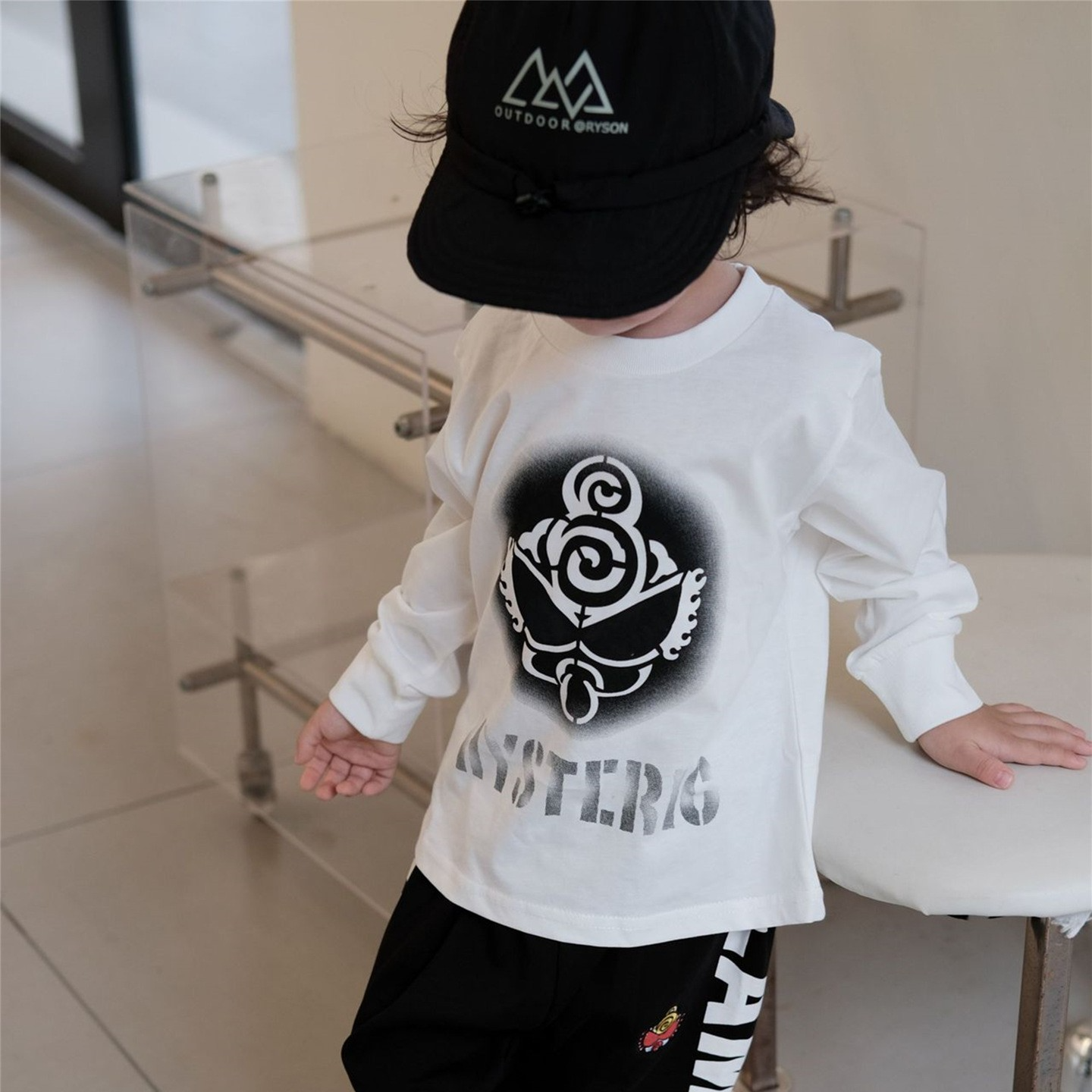 【yo优】二号链接厂家直发-现货！儿童时尚潮牌可爱衣服小童印花童装