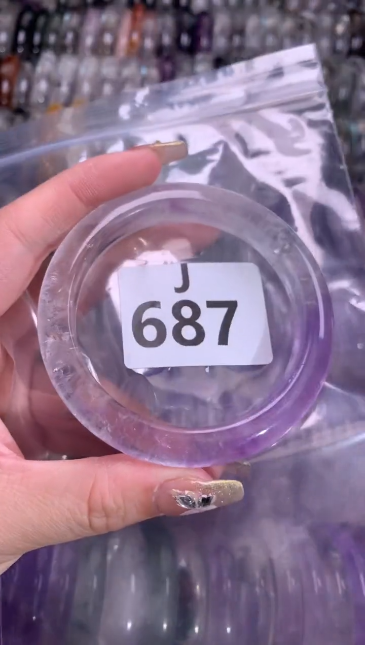 【闪购商品】水晶水晶手镯未镶嵌687-58