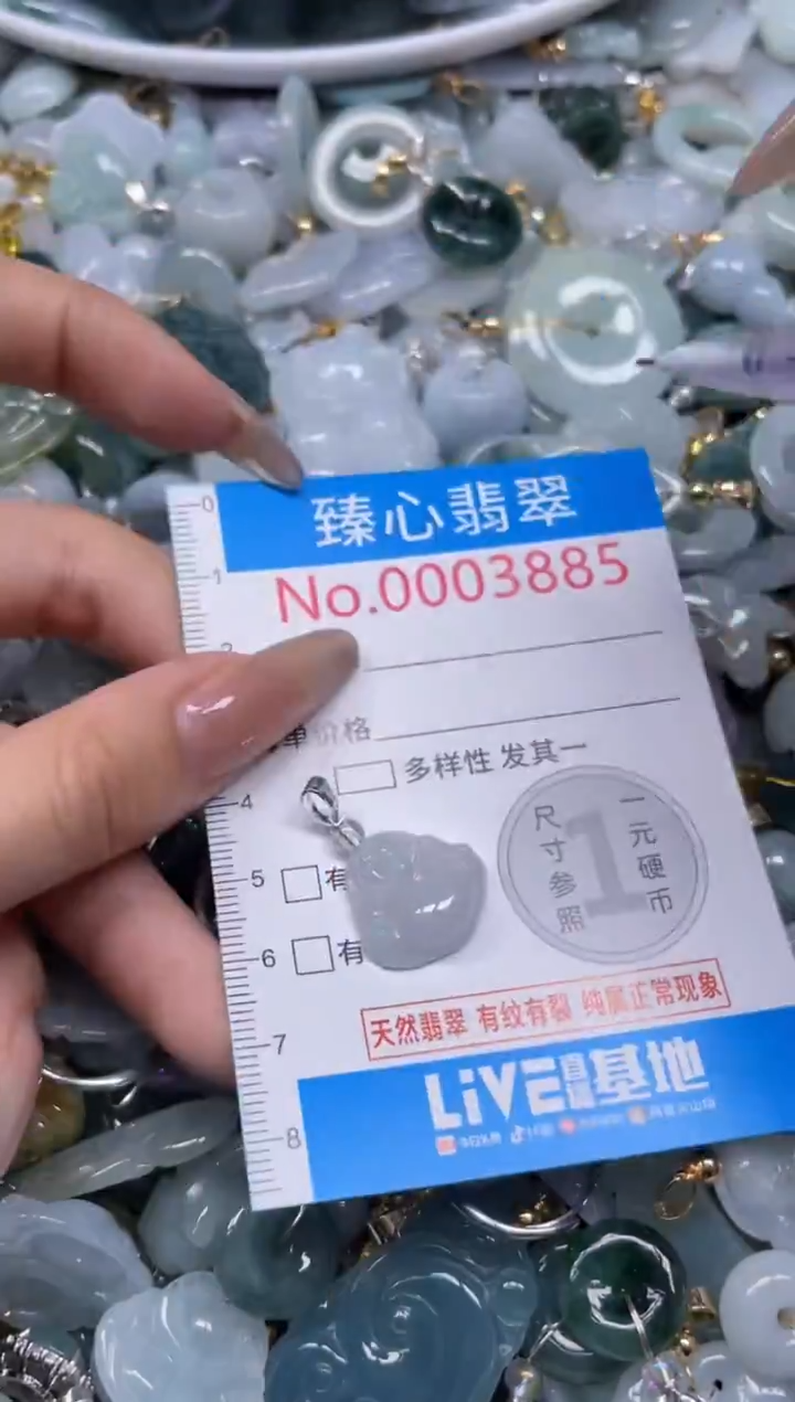 颈饰未镶嵌翡翠3885