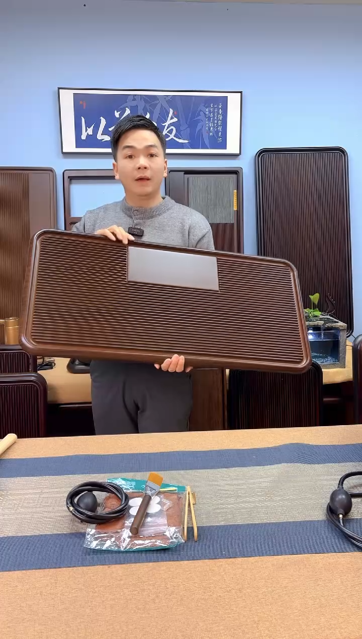 【闪购商品】凌龙黄是款式茶盘90*43*4