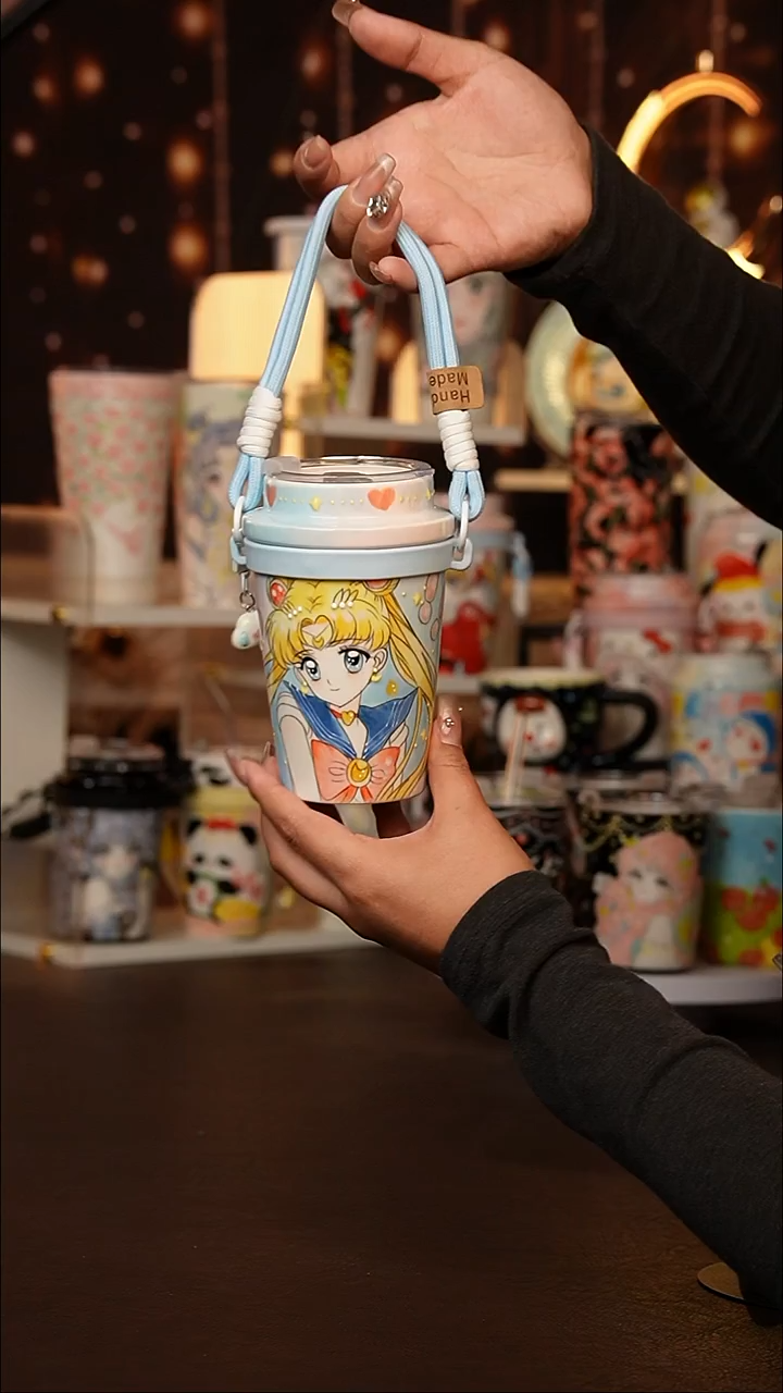 (玉泥）景德镇手工手绘文创陶瓷杯