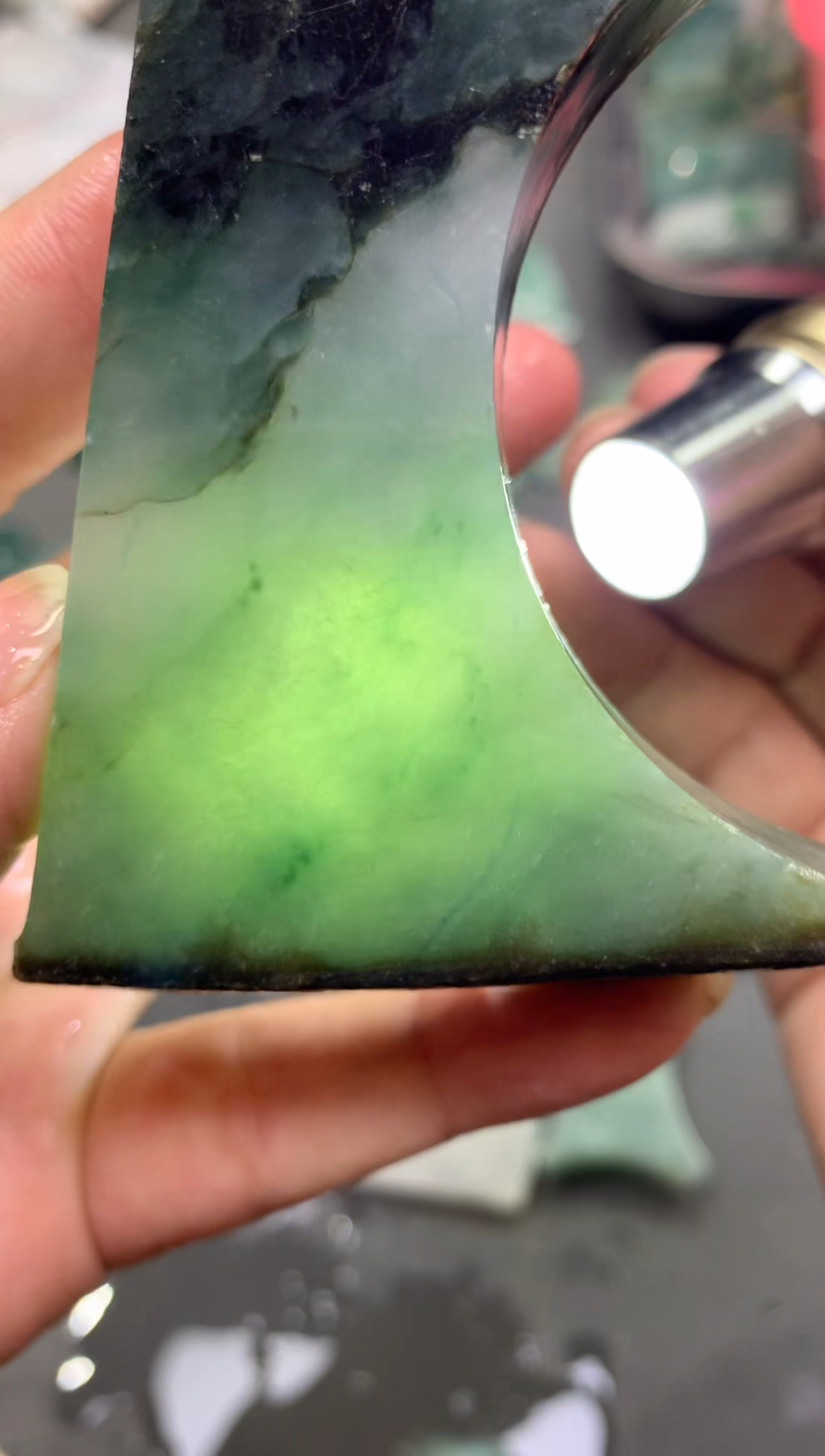 【闪购商品】翡翠颈饰未镶嵌天然翡翠A货