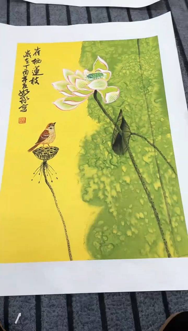 精品国画花鸟作品