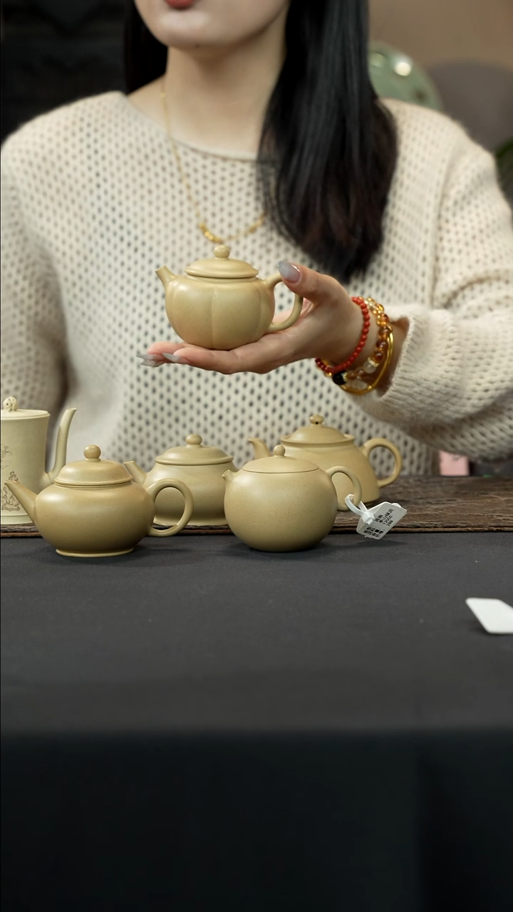 【闪购商品】紫砂茶壶本绿小甜瓜120cc