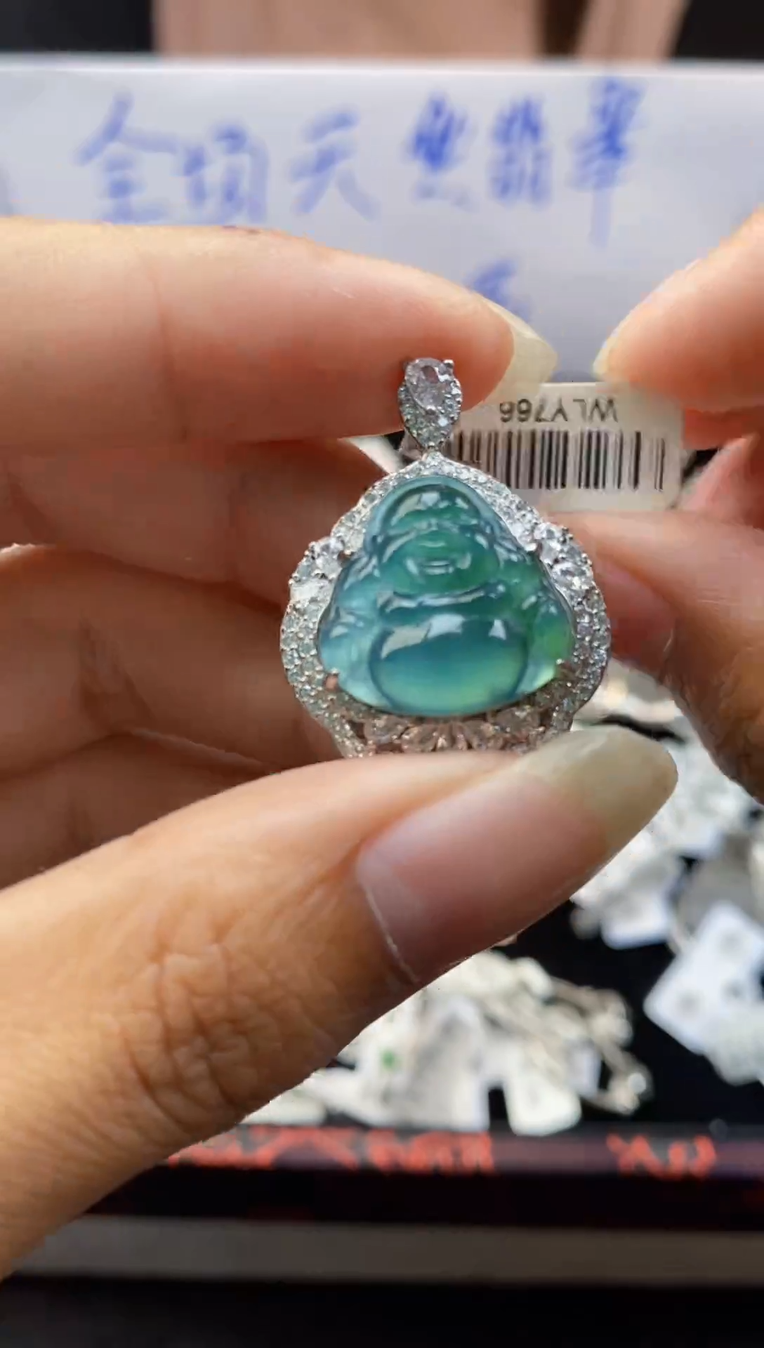 翡翠未镶嵌颈饰天然翡翠拍一发一多样性发货