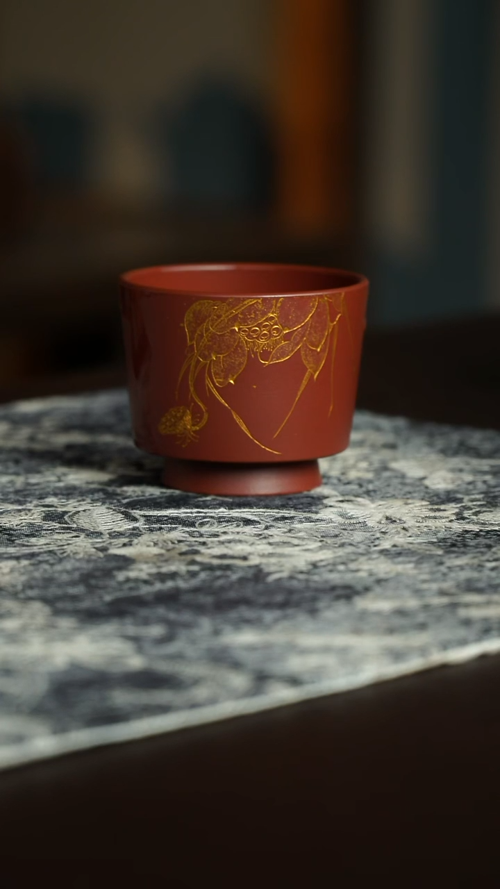 茶杯紫砂18号宜兴紫砂原矿作品