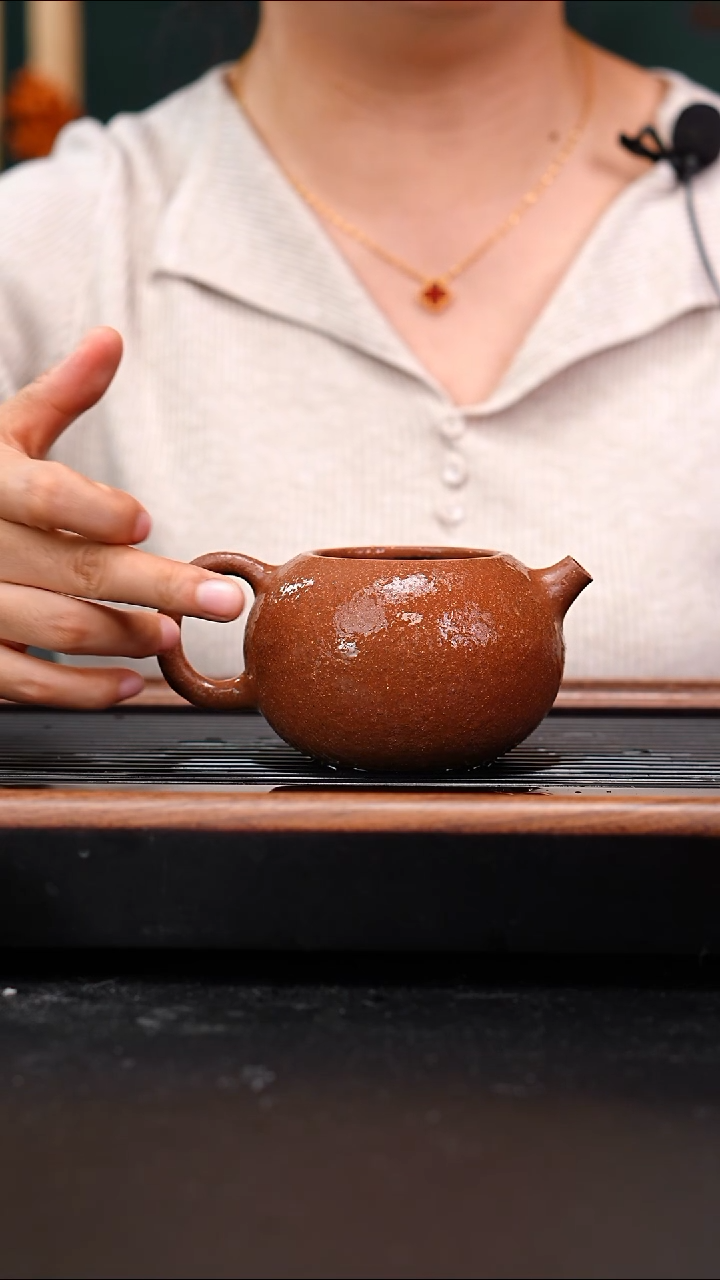 茶壶紫砂降坡10目粗砂西施300cc