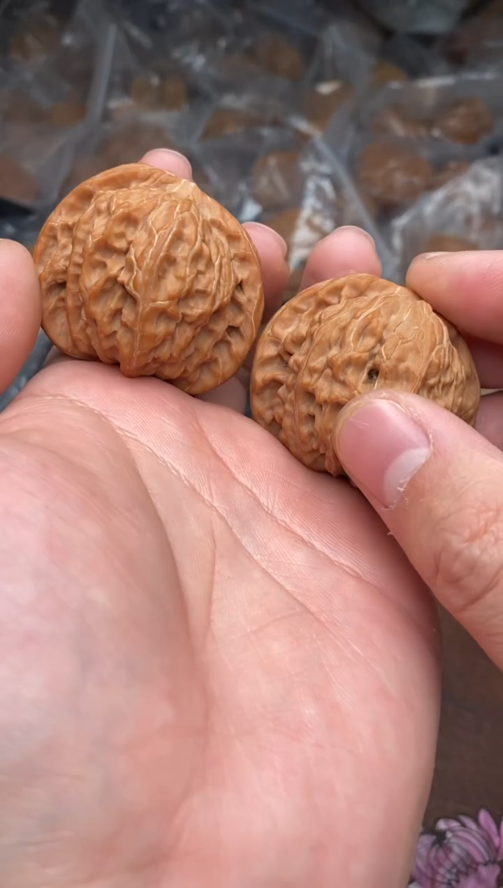 【闪购商品】文玩核桃把件G49号42尺磨盘