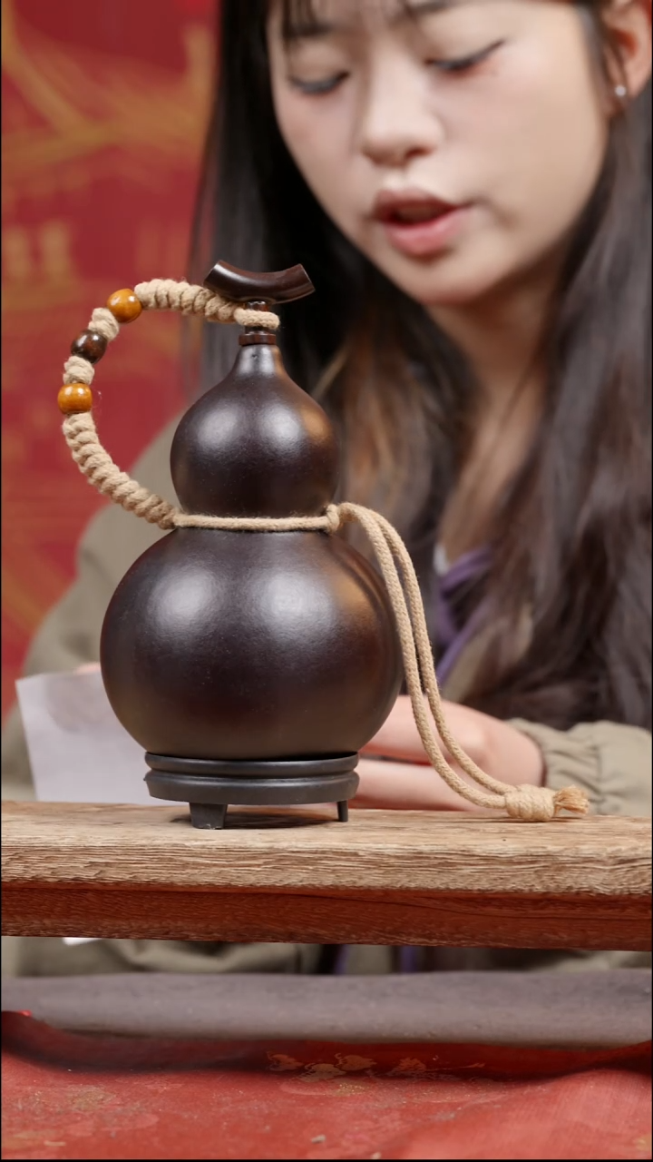 422号大漆真葫芦装热水装酒