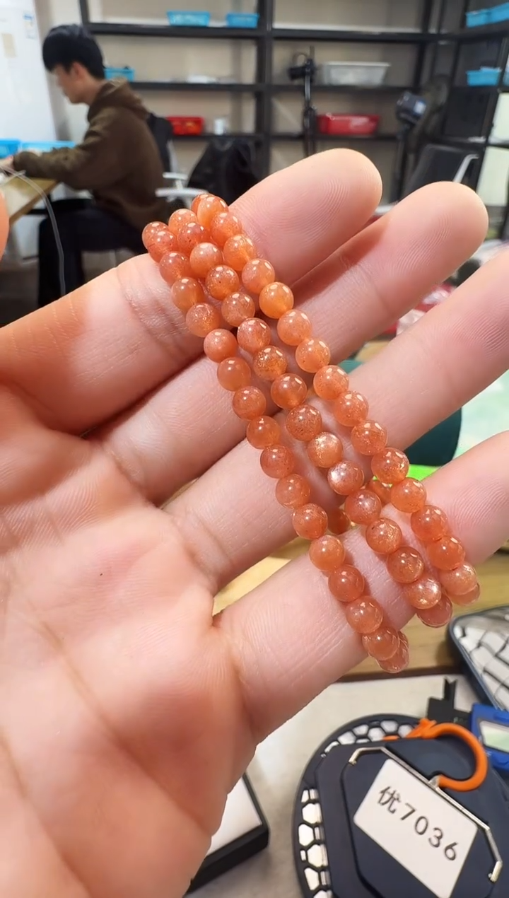 未镶嵌手链日光石晶1464 约5mm