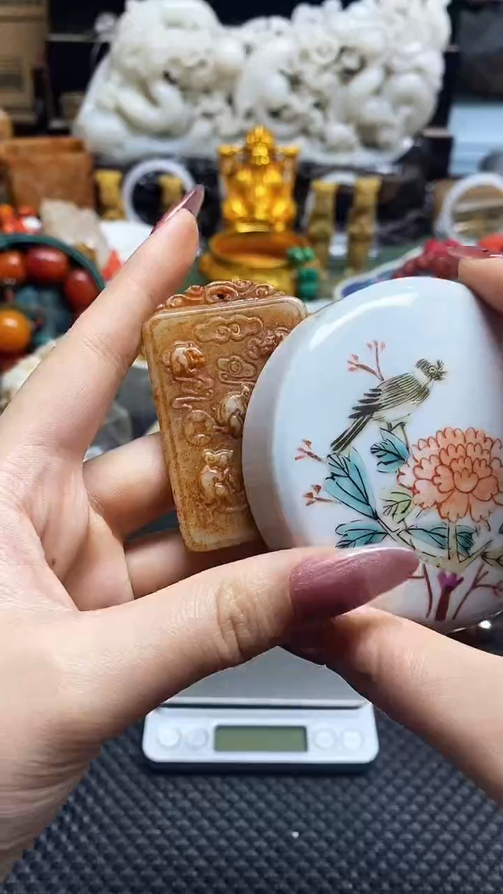 【闪购商品】瓷片瓷片瓷器 摆件1个