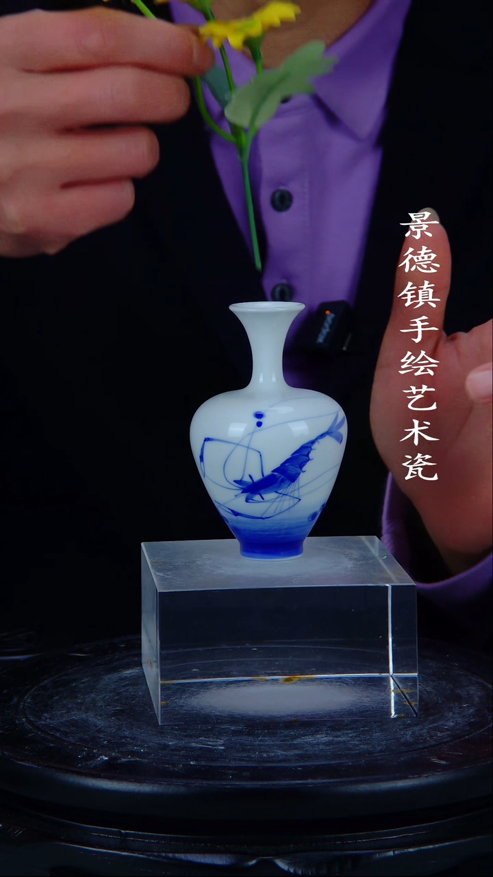 摆件陶瓷景德镇手工手绘陶瓷3
