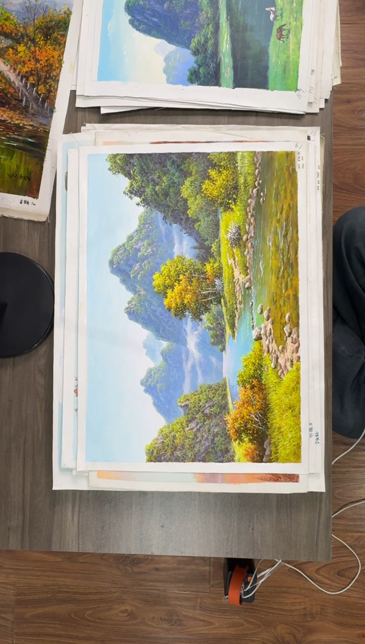 油画【140号】约50*70cm丨朝鲜原创纯手绘孤品油画丨顺丰包邮