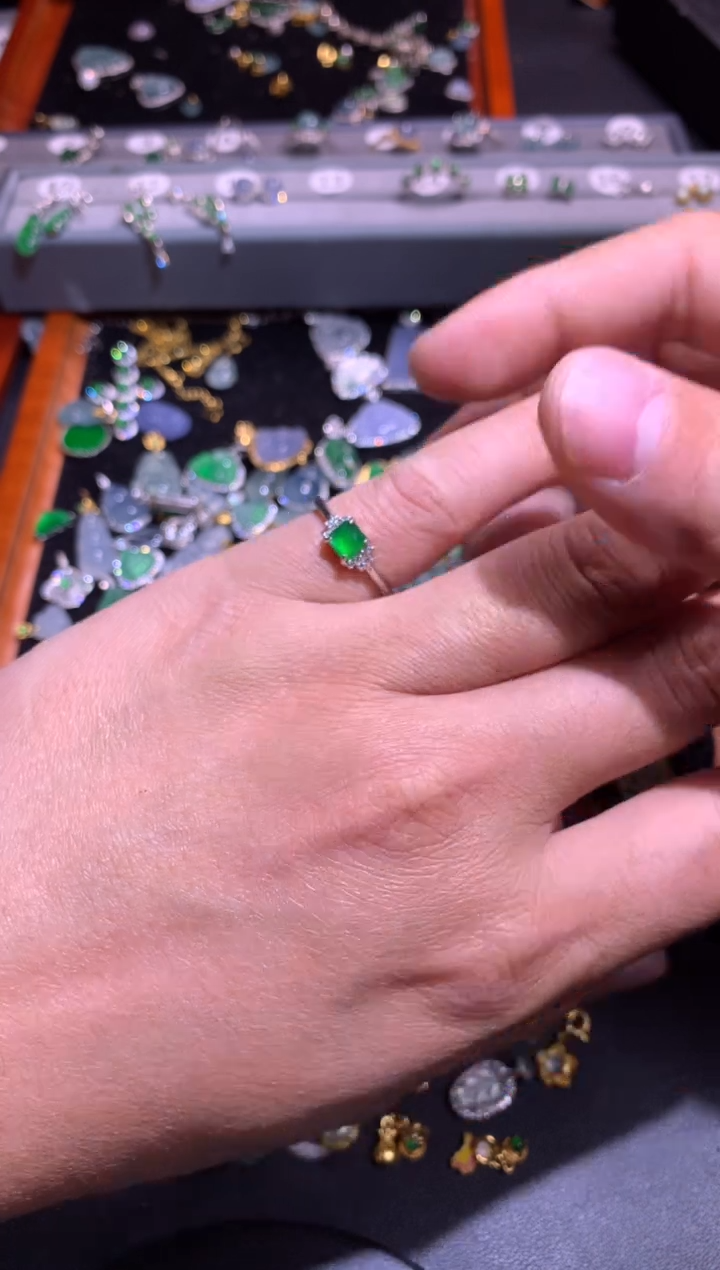 【闪购商品】翡翠吊坠(不含链)银S925镶嵌1