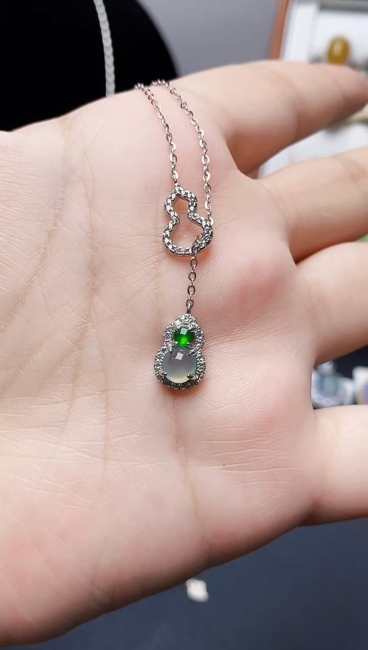 银S925镶嵌戒指翡翠0233