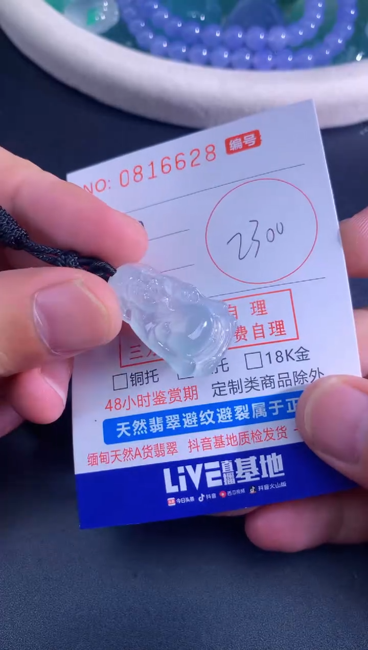 翡翠未镶嵌颈饰天然A货翡翠