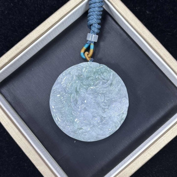 翡翠A货九龙吊坠拍一发一多样性发货-532950