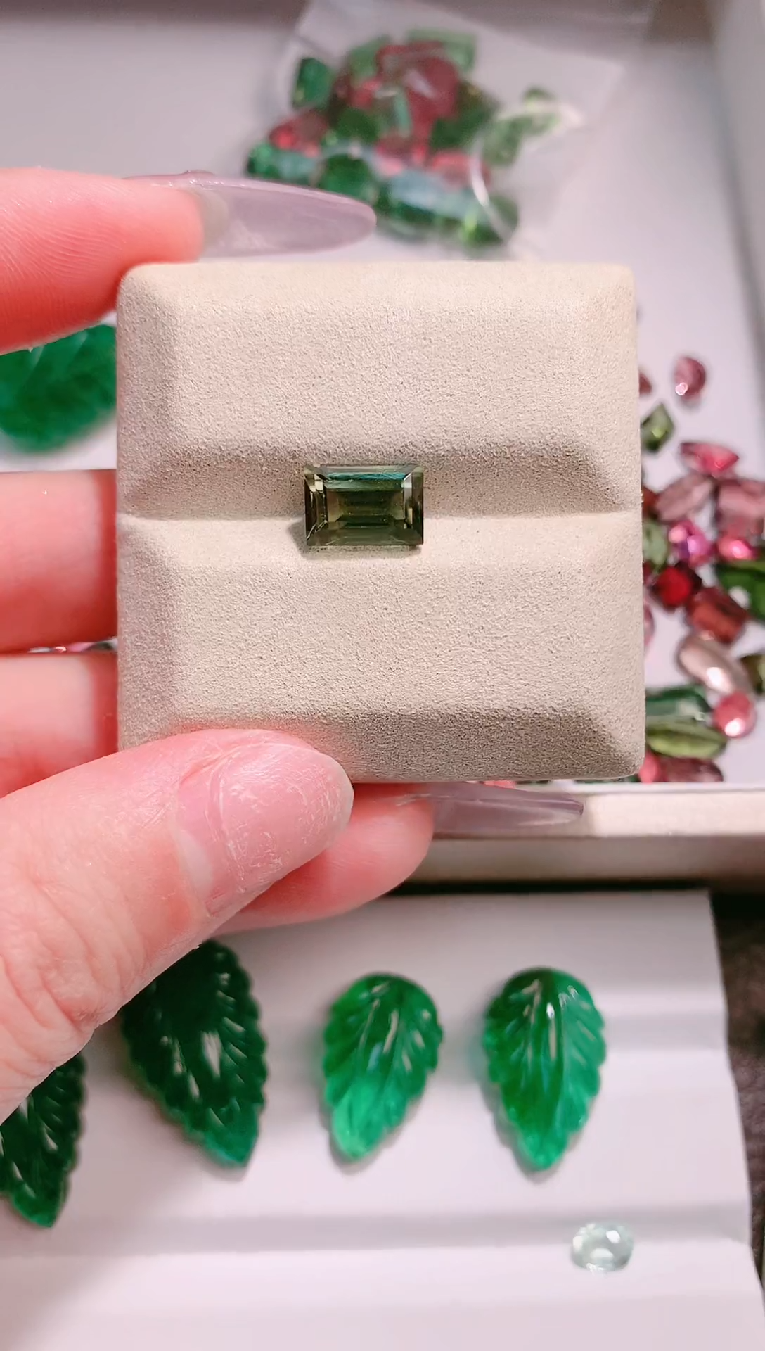 未镶嵌珠宝半成品碧玺3.82ct