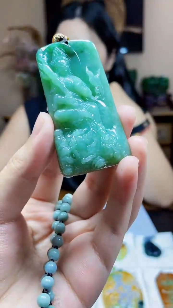 未镶嵌定制翡翠吊坠166