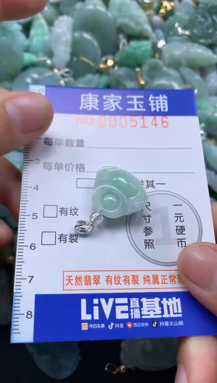 颈饰未镶嵌翡翠5146