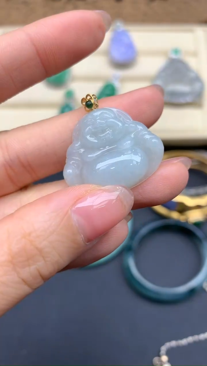 【闪购商品】翡翠颈饰18K金镶嵌2--中国好珍宝