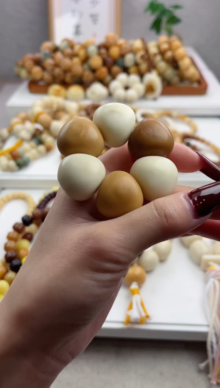 【闪购商品】菩提根/象牙果手串象牙果多宝蒜瓣肠22*23mm手捻