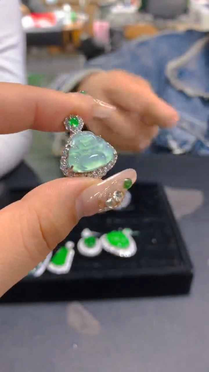 【闪购商品】翡翠项链未镶嵌0581948665多样性发一