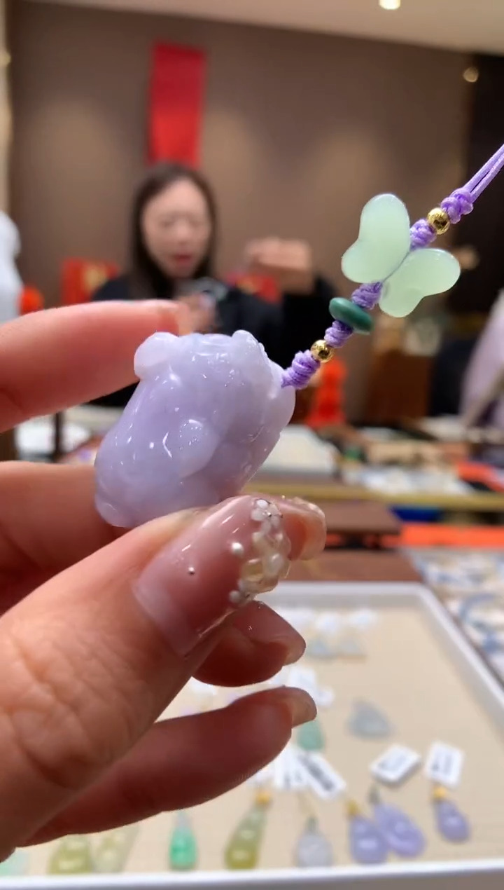 【闪购商品】翡翠颈饰未镶嵌貔貅