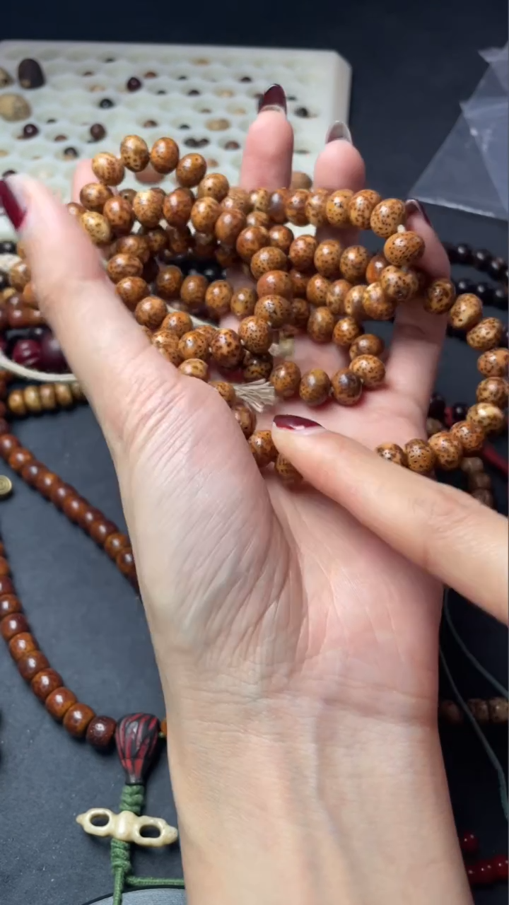 【闪购商品】星月菩提吊坠精工级浅珀苹果珠10*8长串