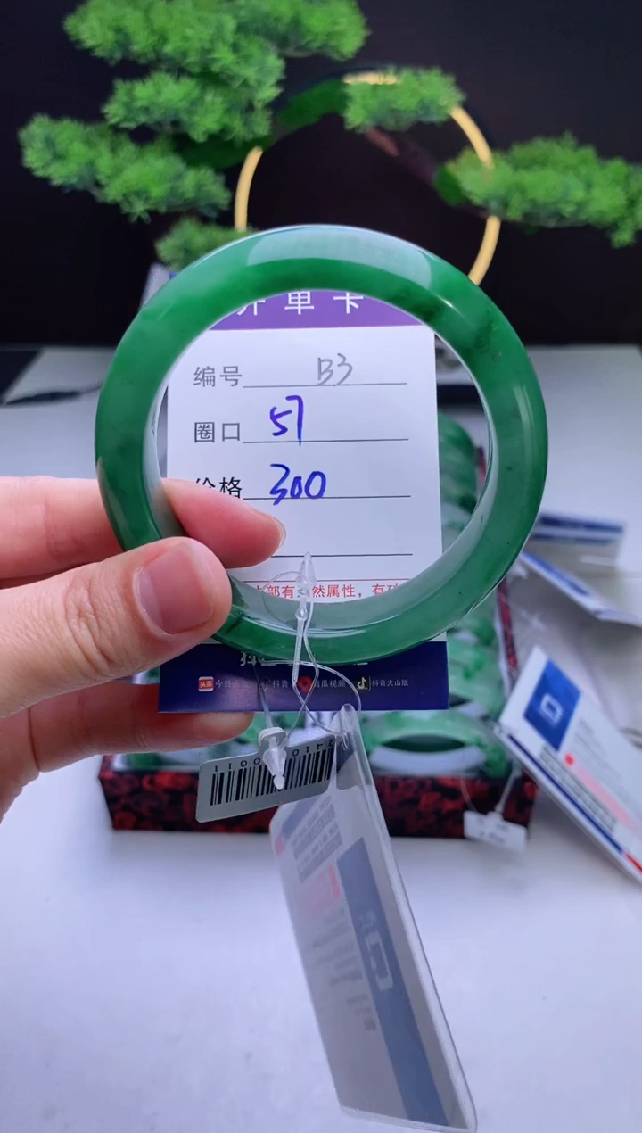 【闪购商品】石英质玉手镯未镶嵌【冰澜珠宝】-序号3